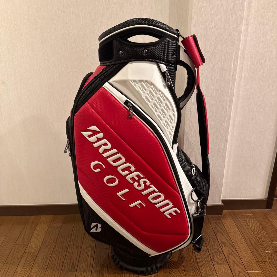 新品BRIDGESTONE golf キャディーバッグ　小祝さくら直筆サイン入り