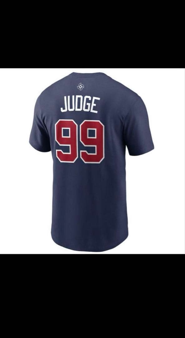 WBC2026 アーロンジャッジUSA Tシャツ JUDGE 99 ネイビー