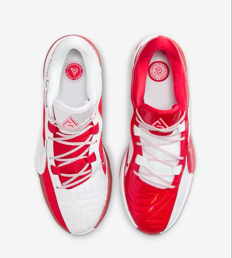 Nike バスケットボールシューズ レッド/ホワイト 43/34
