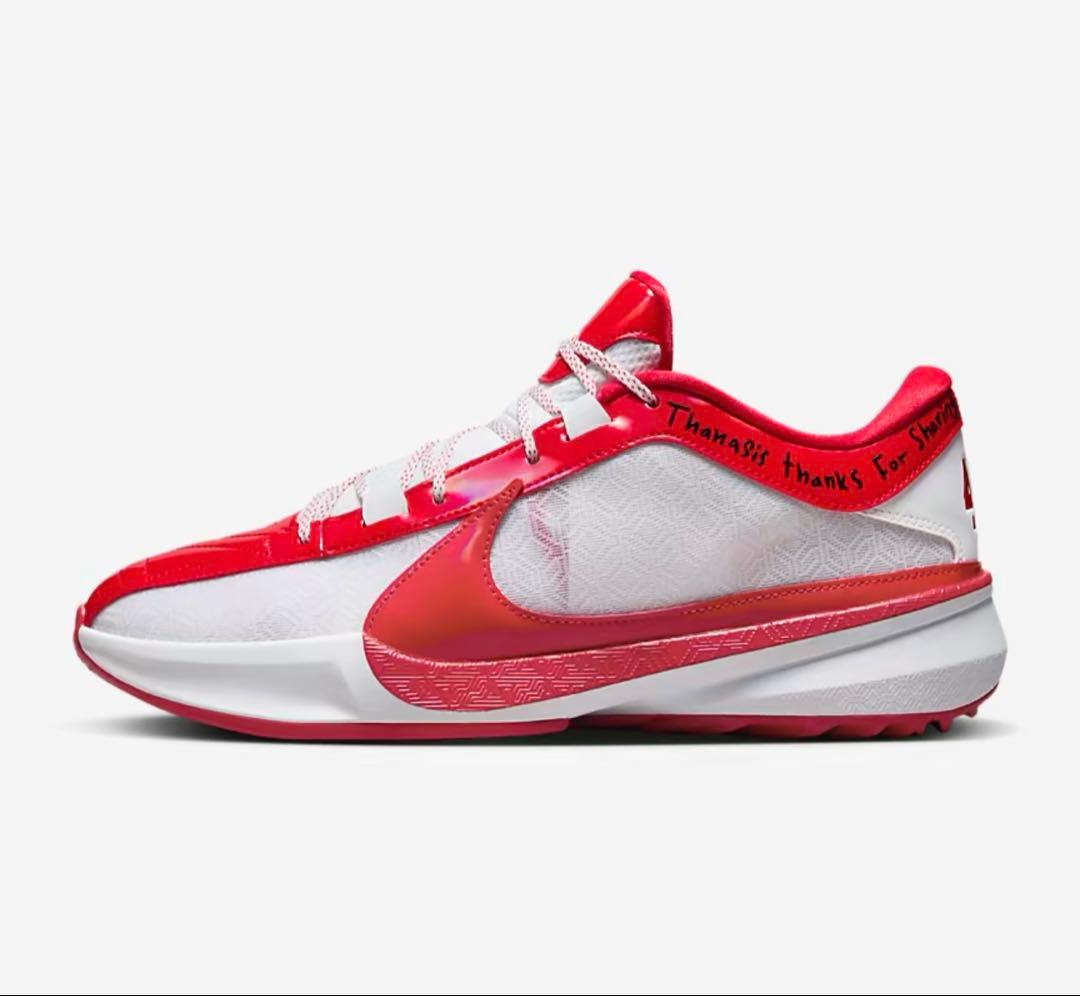 Nike バスケットボールシューズ レッド/ホワイト 43/34