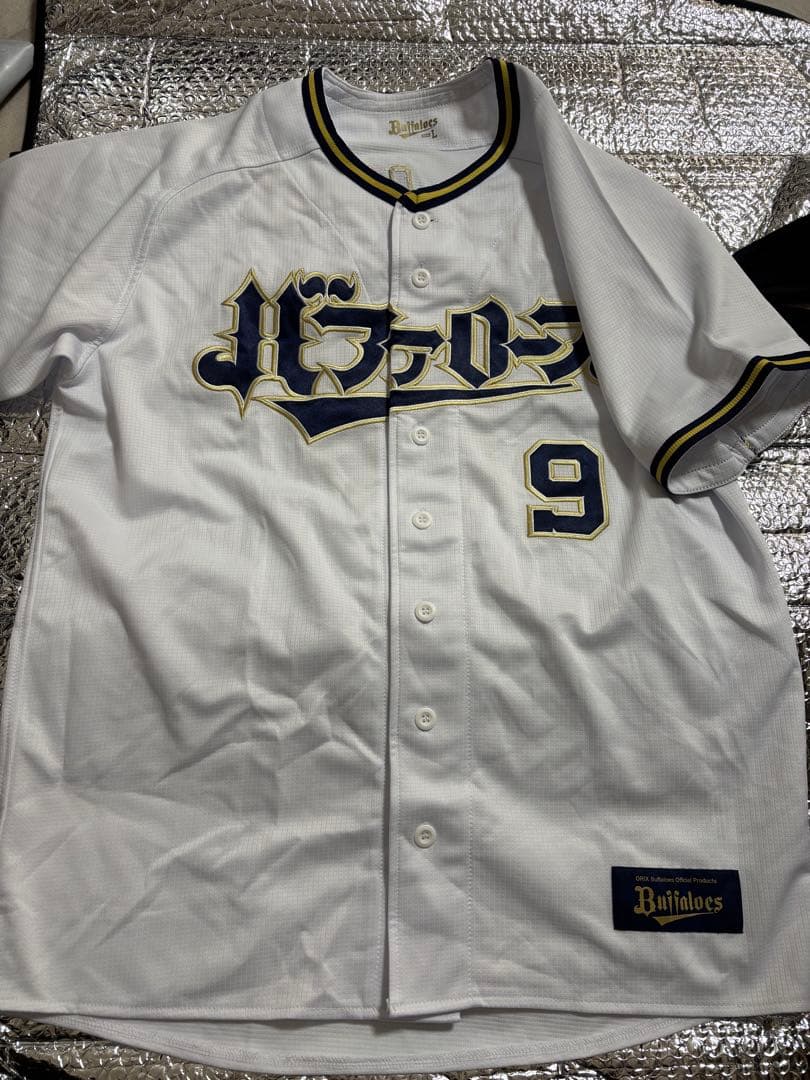 オリックスバファローズ 野口智哉 ニックネームユニフォーム ホシノアイ L