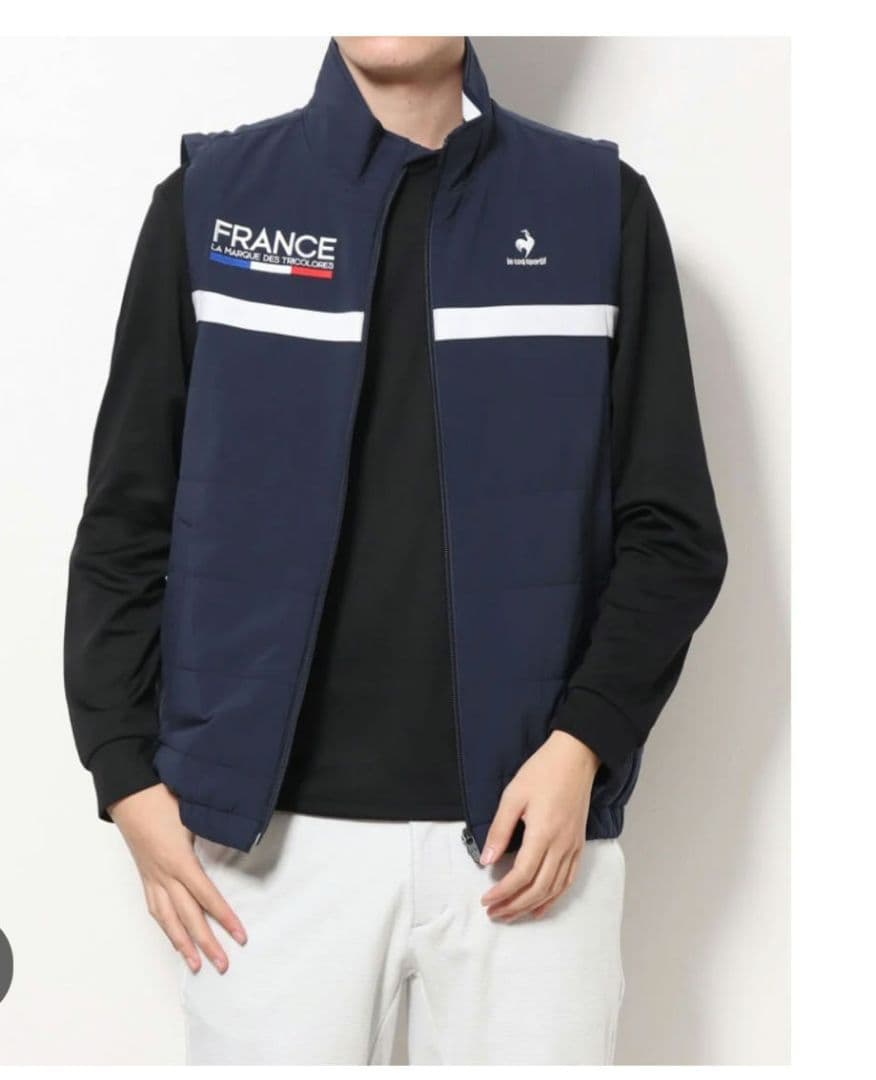 【美品】le coq sportif ネイビー ジャケット 大きいサイズ