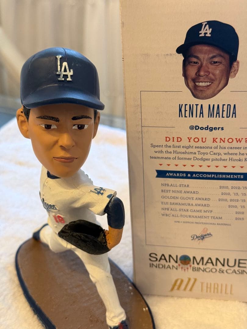 新品Kenta Maeda ボブルヘッド フィギュア 18ドジャース