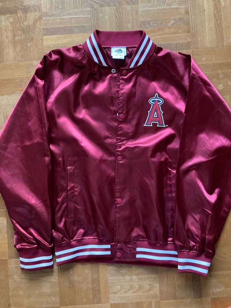 美品　正規品　大谷翔平 Majestic エンジェルス スタジャン 17番 L
