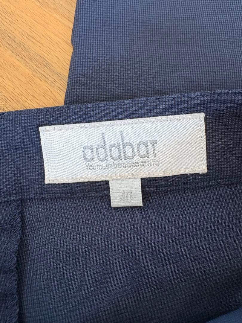 【新品タグ付き】adabat アダバット ゴルフパンツ 40 （L）メンズ