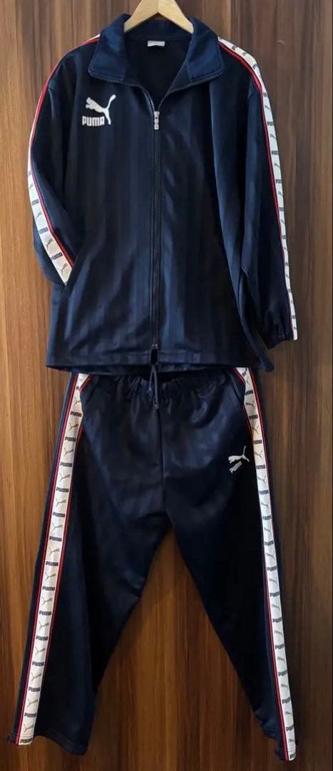 PUMA プーマ ジャージ プージャ 縦ライン 上下セット 上 下 ズボン
