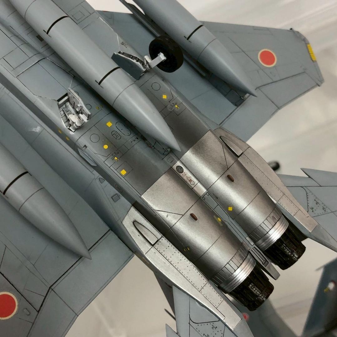 航空自衛隊 F-15 戦闘機 模型 1/72 完成品 2機セット ジャンク扱い
