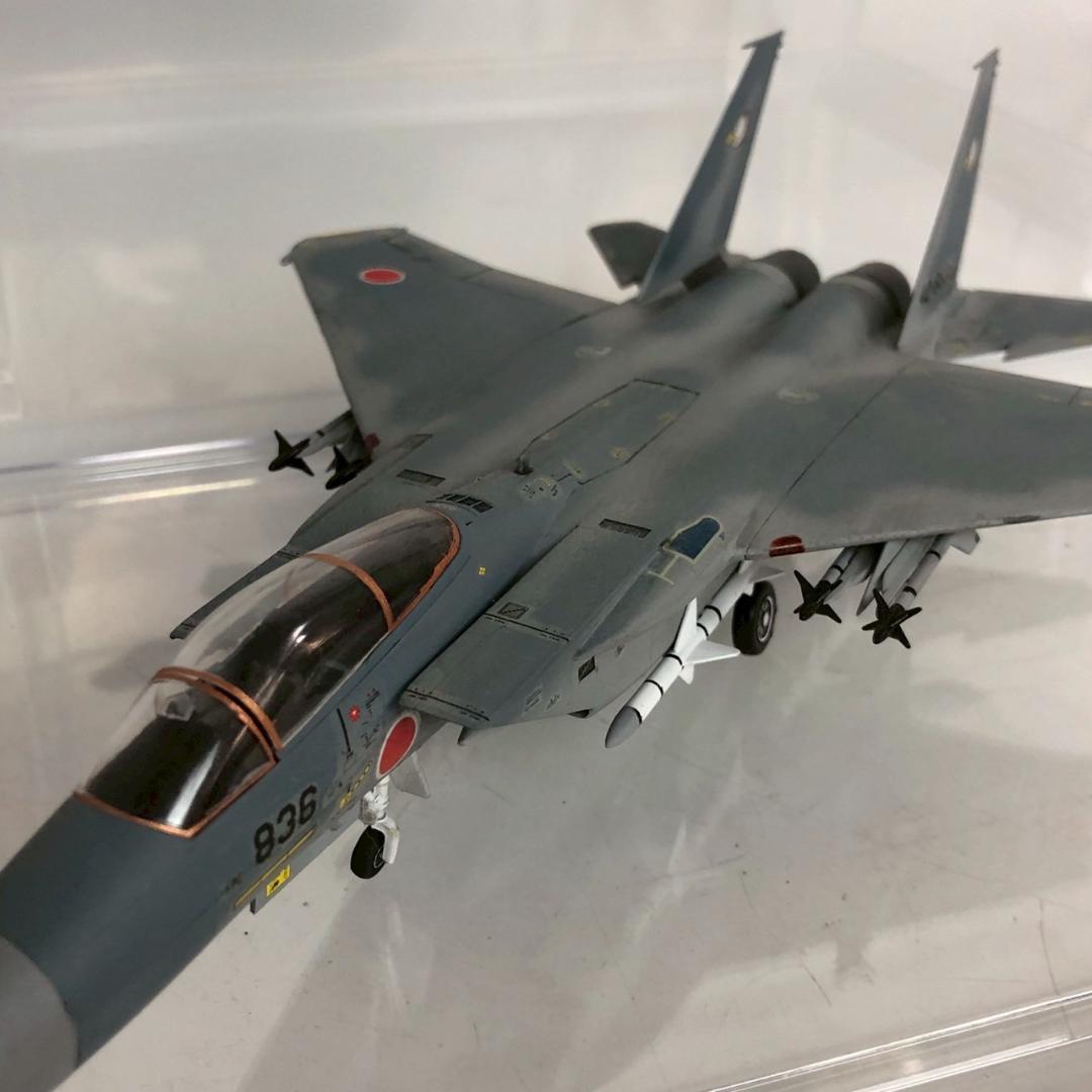 航空自衛隊 F-15 戦闘機 模型 1/72 完成品 2機セット ジャンク扱い