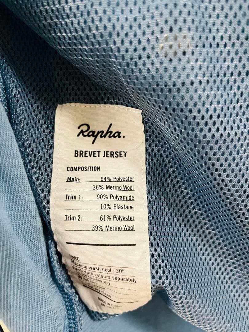Rapha Men's Brevet Jersey ブルベジャージ　サイズS