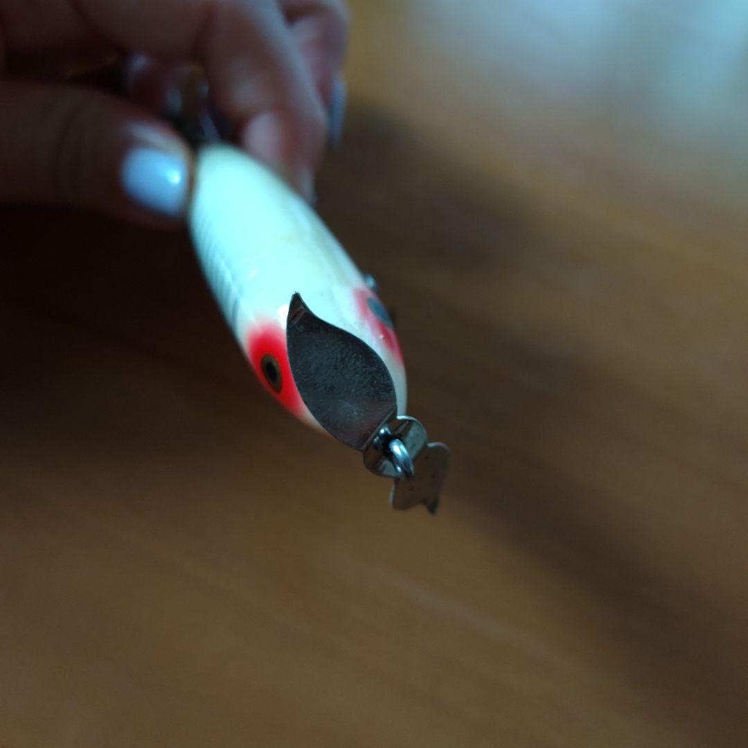 バス釣りルアー　オールド　ヘドンウンデッドスプーク　ヘドン　heddon