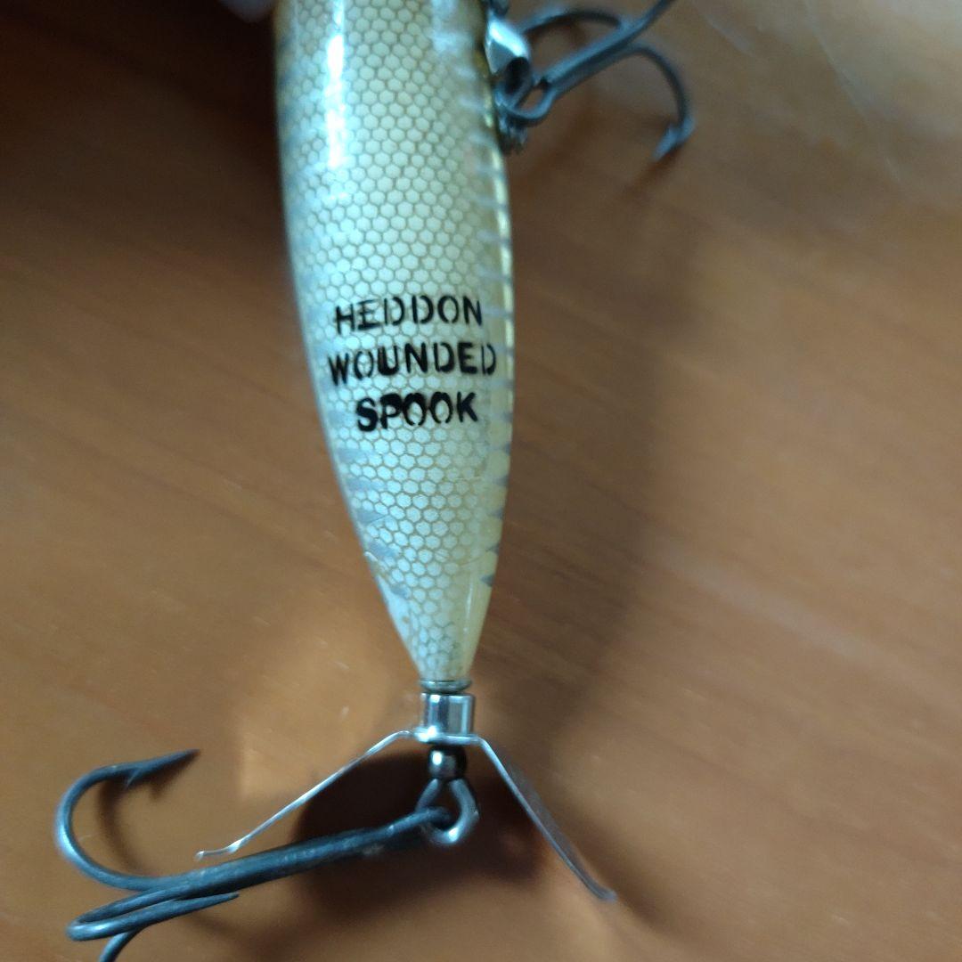 バス釣りルアー　オールド　ヘドンウンデッドスプーク　ヘドン　heddon