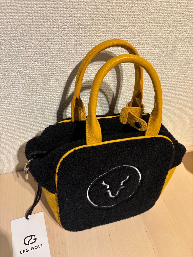 【CPG golf】ボアカートバッグ　ブラック×オレンジ