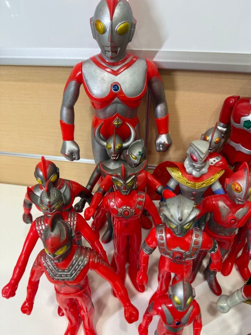 【激レア、当時物】ウルトラマンフィギュアと怪獣、ゴジラフィギュアセット31点