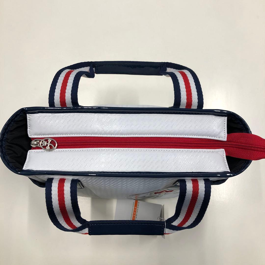 【新品】カステルバジャック CBZ033 ラウンドバッグ ホワイト