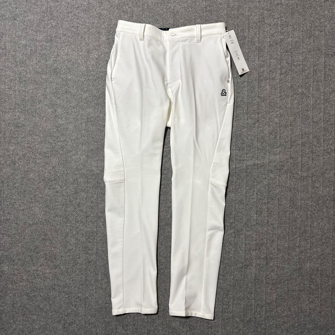 Mサイズ ★新品 アンパスィ ストレッチ ゴルフパンツ 白 AMF5043F3