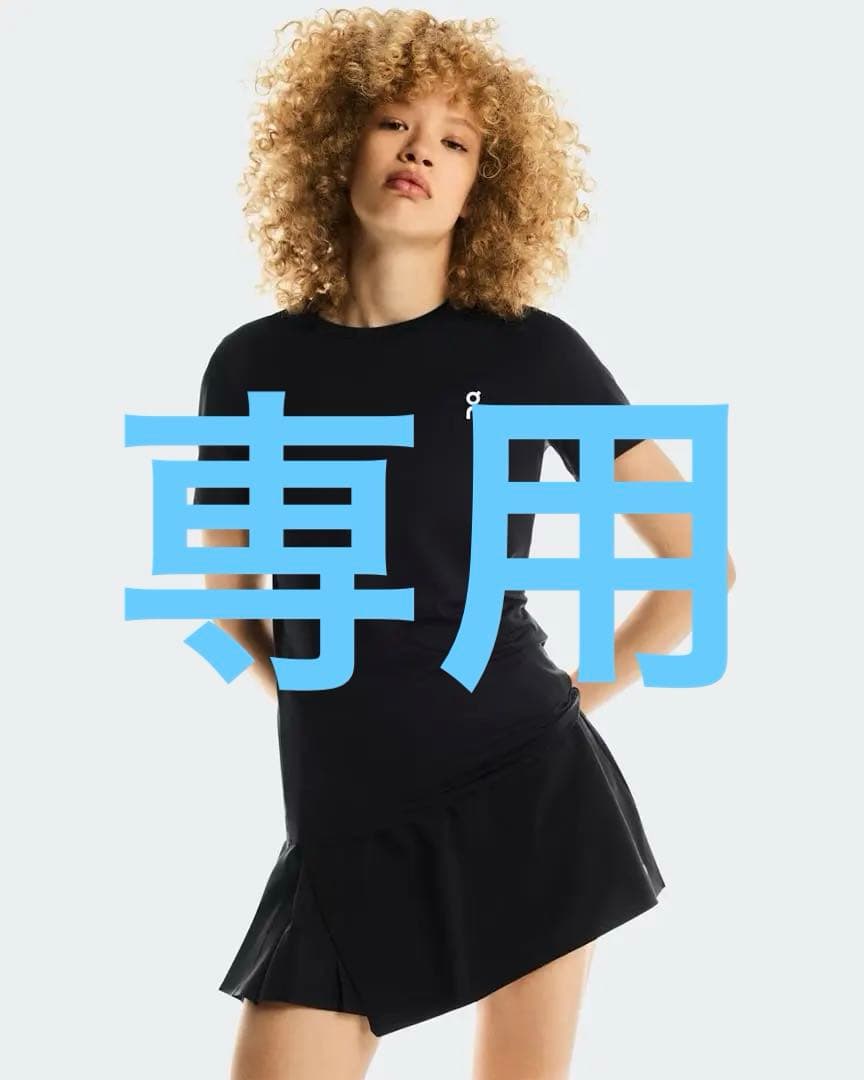 On テニスウェア Court-T 黒