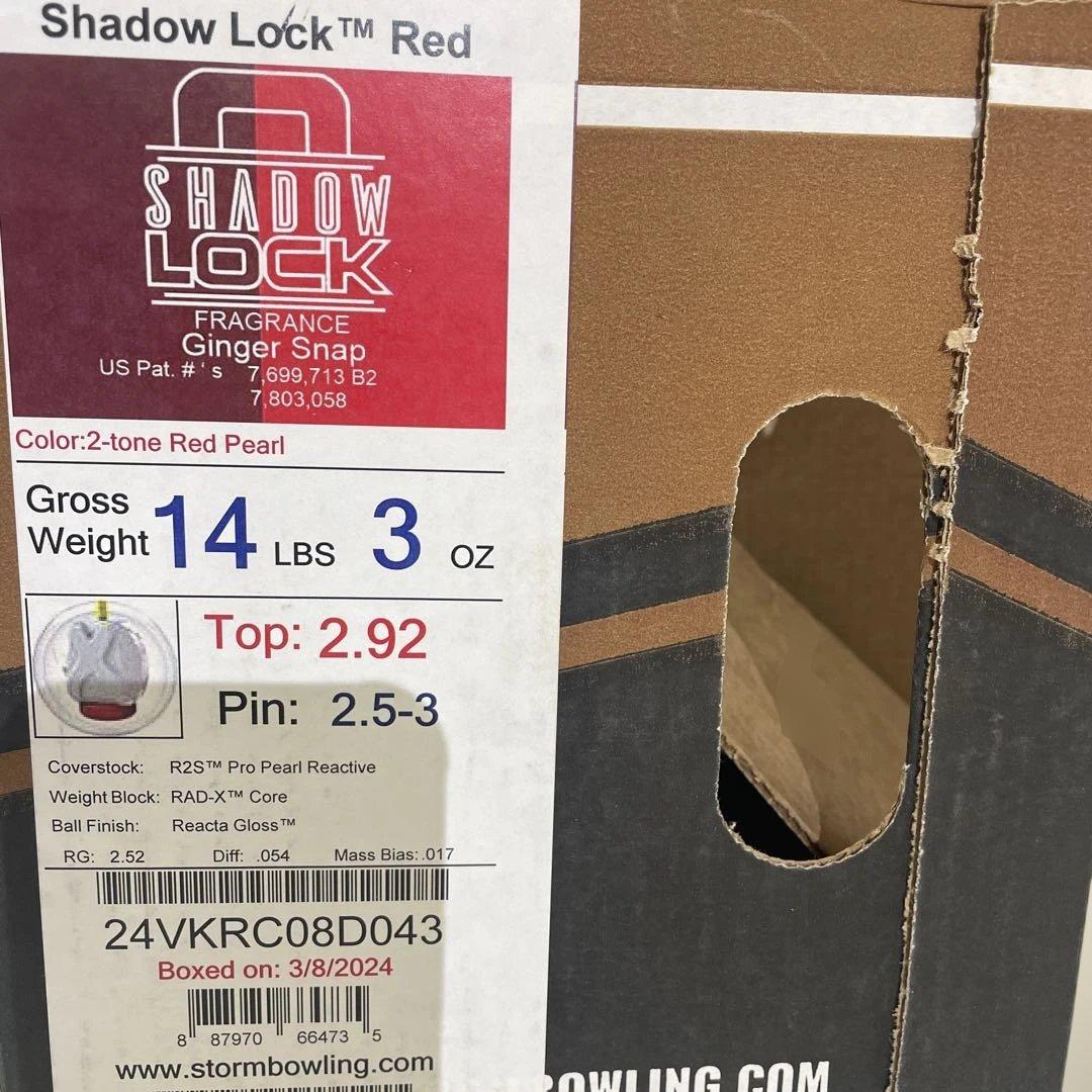 【中古美品】SHADOW LOCK RED 14ポンド