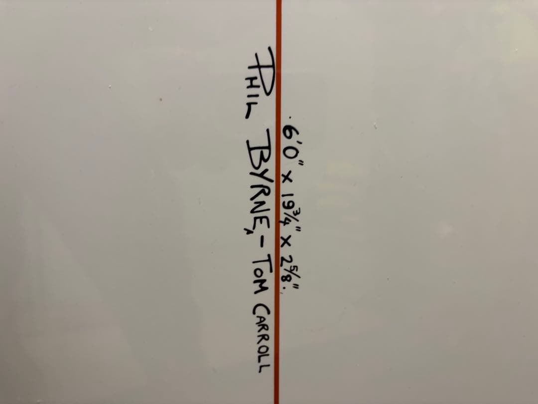 バーン　6'0\" トムキャロルモデル　ショートボード(手渡し限定)