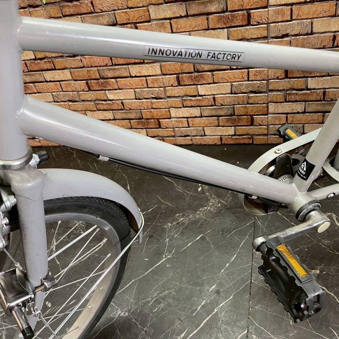 引き取り価格【92】子供用自転車 innovation factory グレー