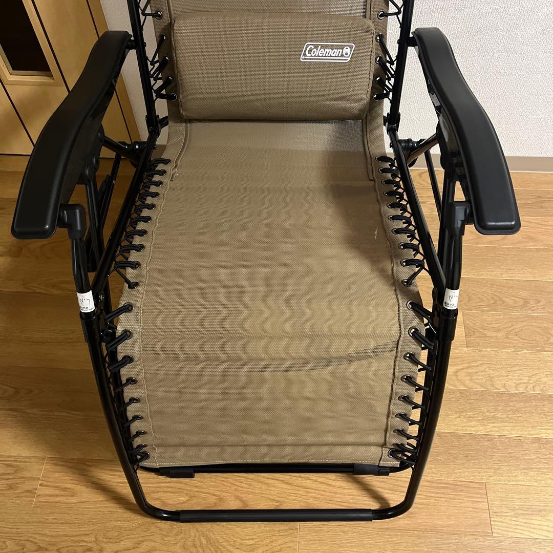 Coleman アウトドアチェア ベージュ　インフィニティチェア