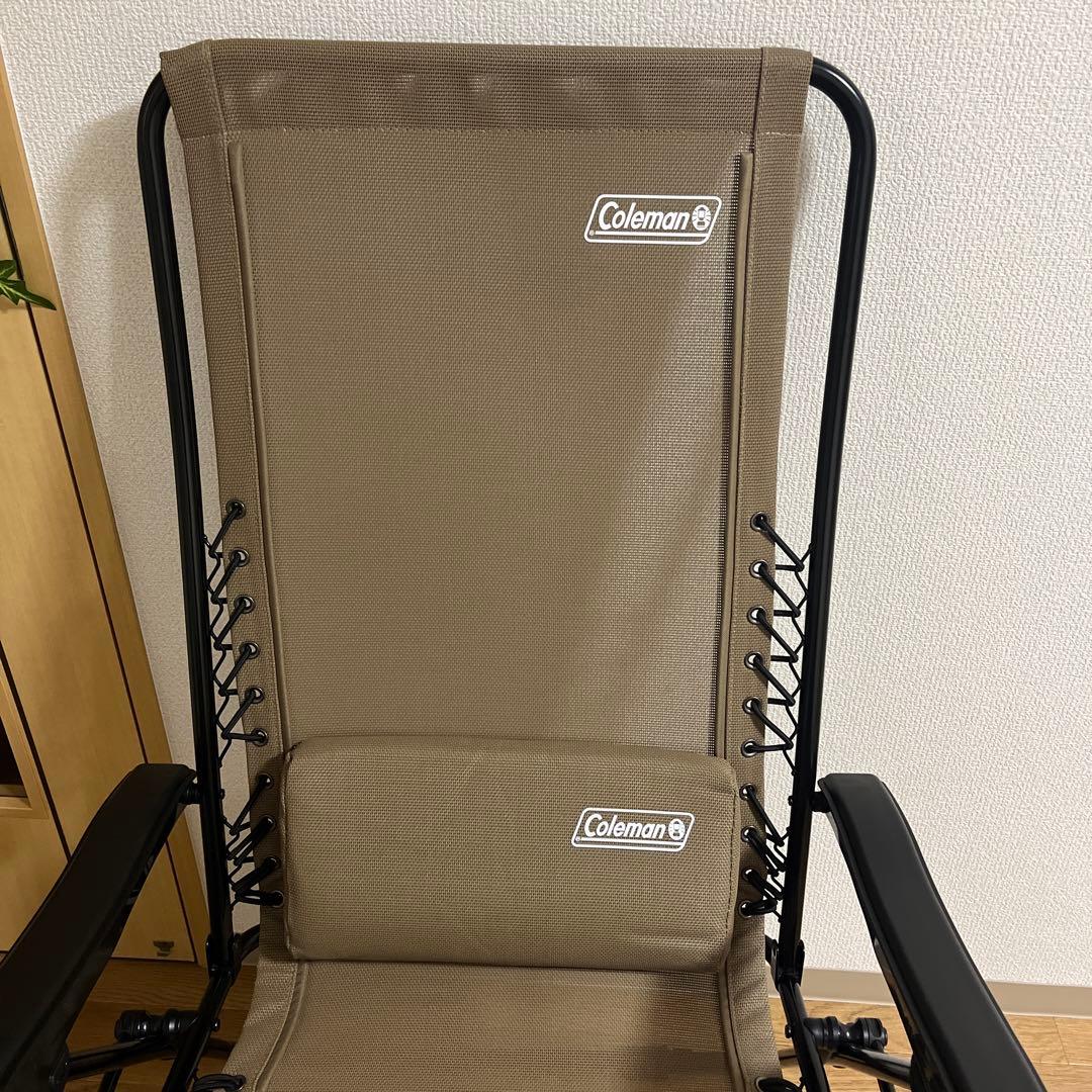 Coleman アウトドアチェア ベージュ　インフィニティチェア
