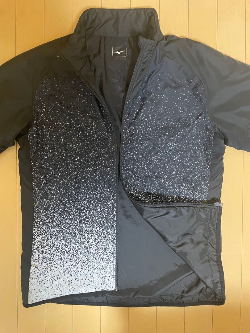 MIZUNO ゴルフ 中綿ジャケット L 防寒 軽量 ブルゾン メンズ