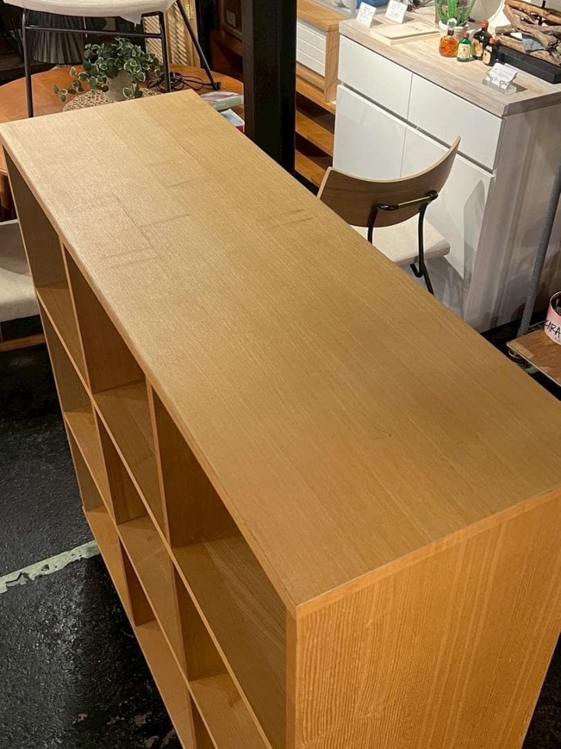 無印良品 MUJI スタッキングシェルフ 3列3段 オープンシェルフ ナチュラル