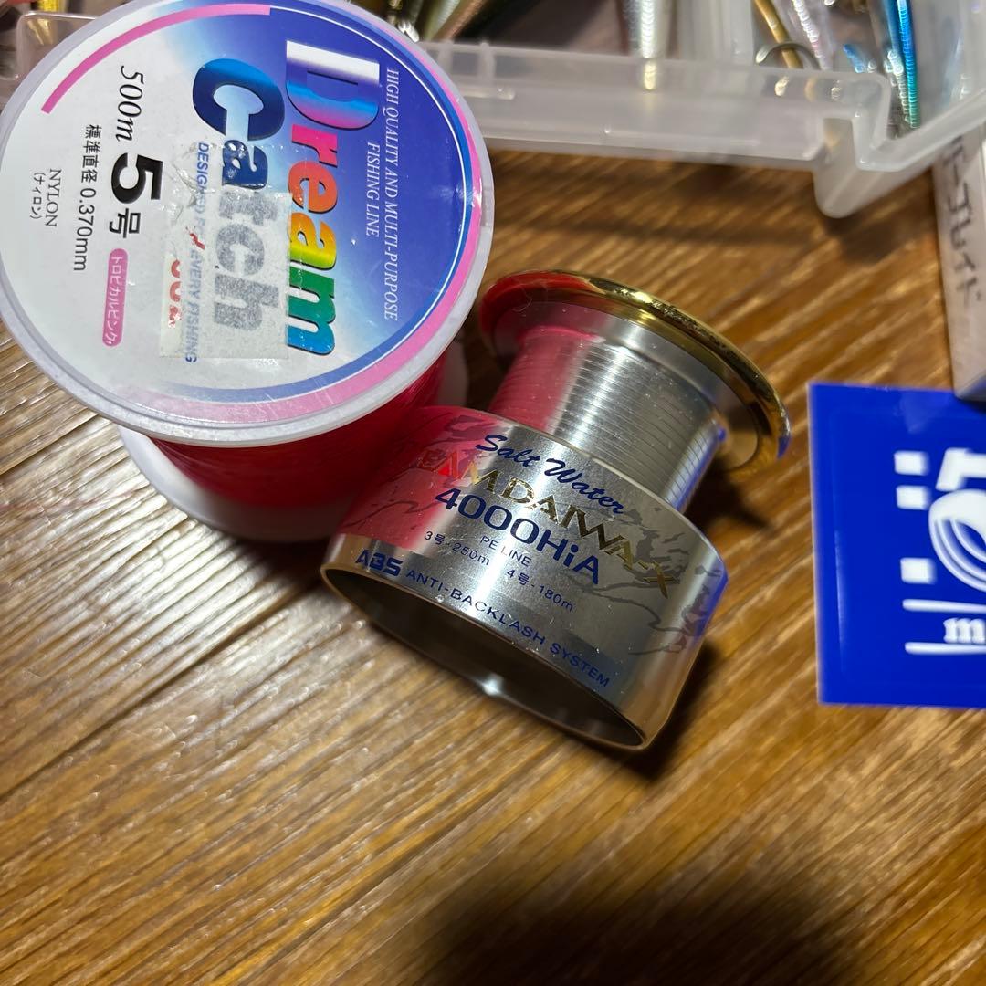 ね*こ様 ルアーセットとライン、スプール