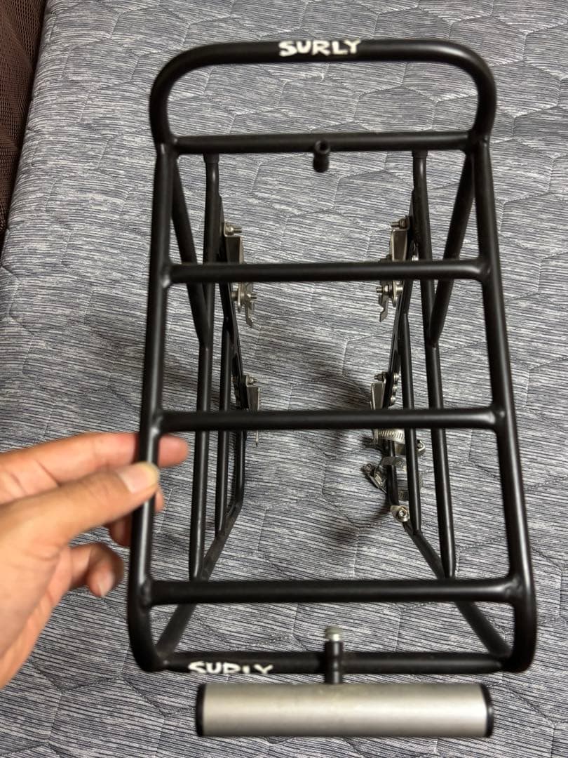 SURLY nice rack front black サーリー　ナイスラック