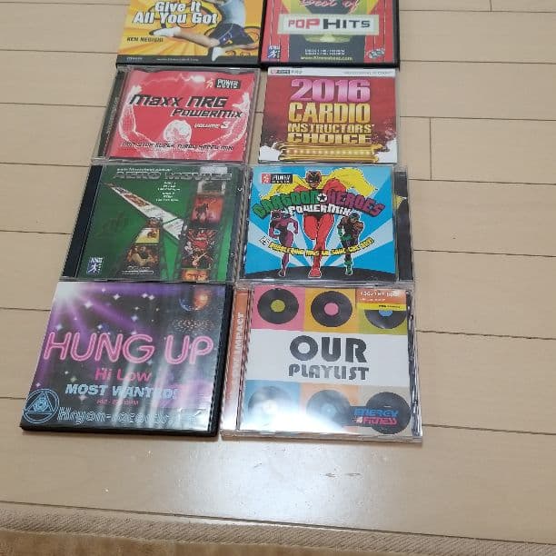 フィットネスレッスン用中古CD10枚組