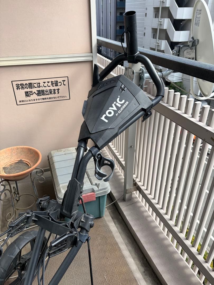 ClicGear Rovic RV3F ゴルフカート ブラック