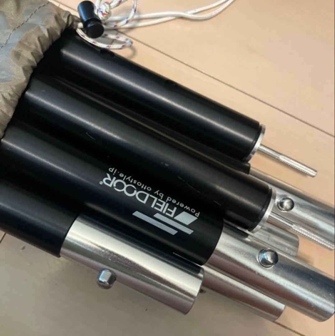 FIELDDOOR アルミテントポール 4本セット