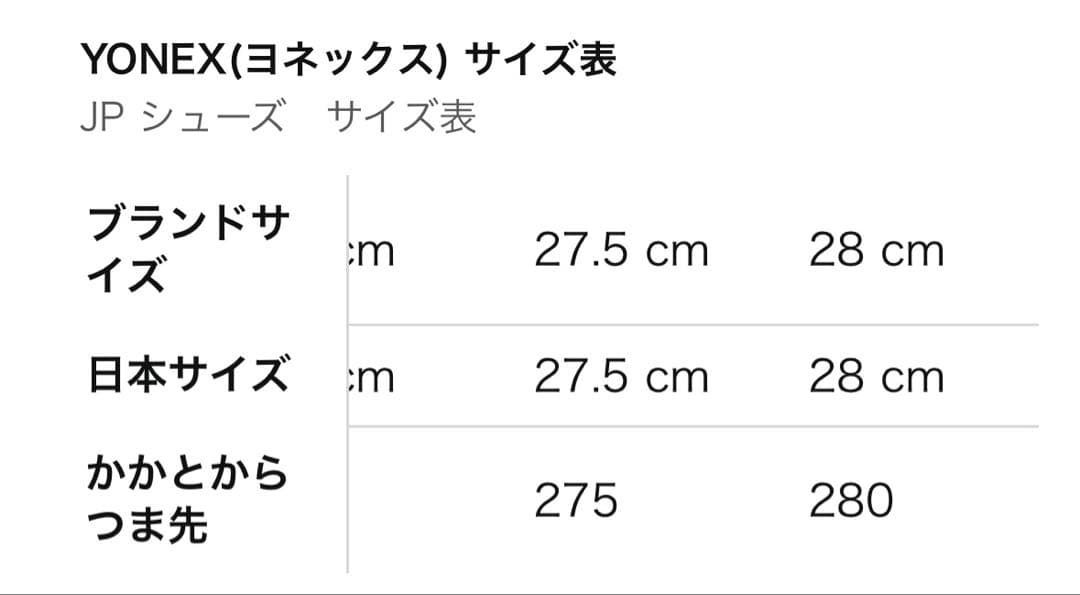 未使用YONEX バドミントンシューズ パワークッション65Z ブラック28cm