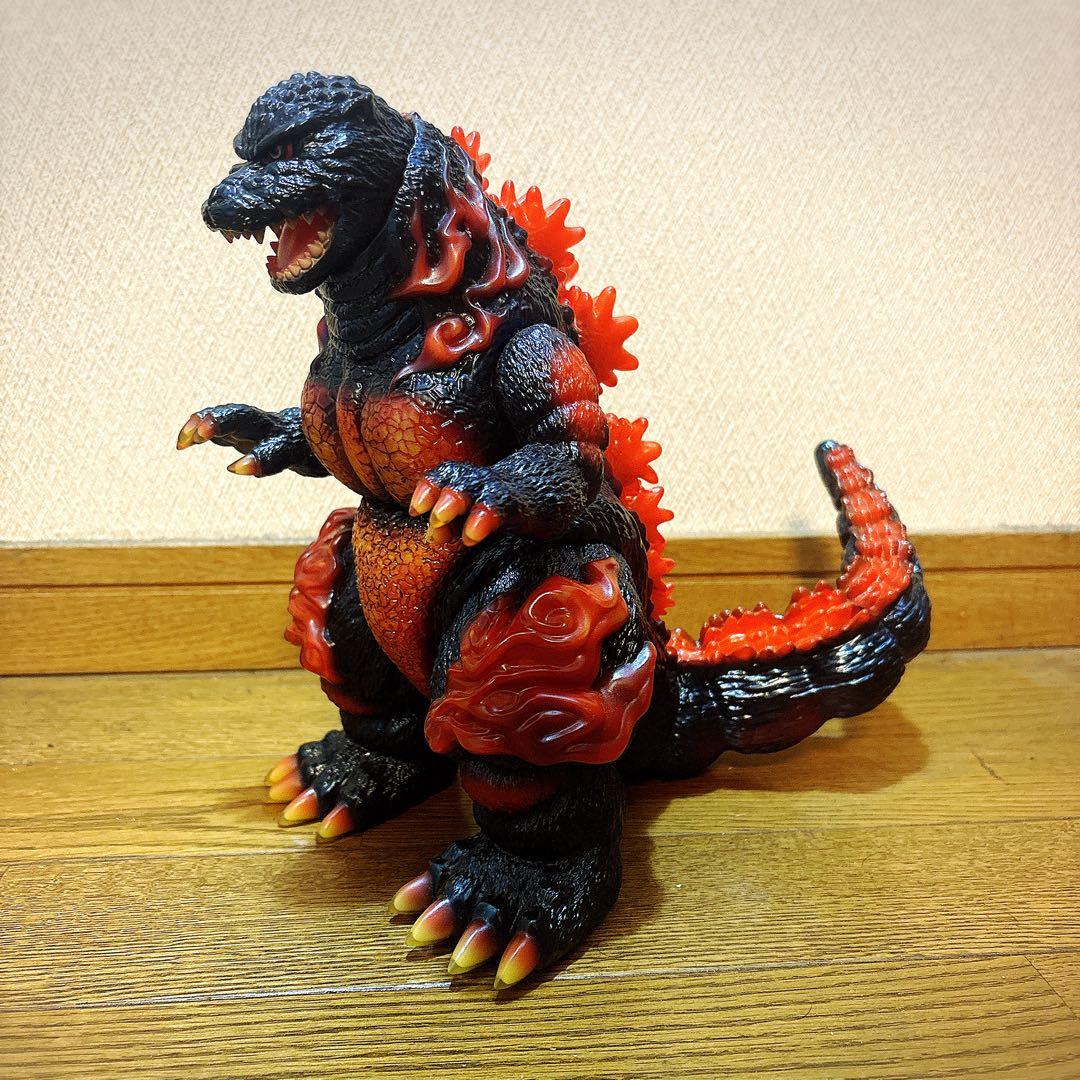 GODZILLA VINYL ART ゴジラ(1995）激昂カラー ソフビ 蓄光
