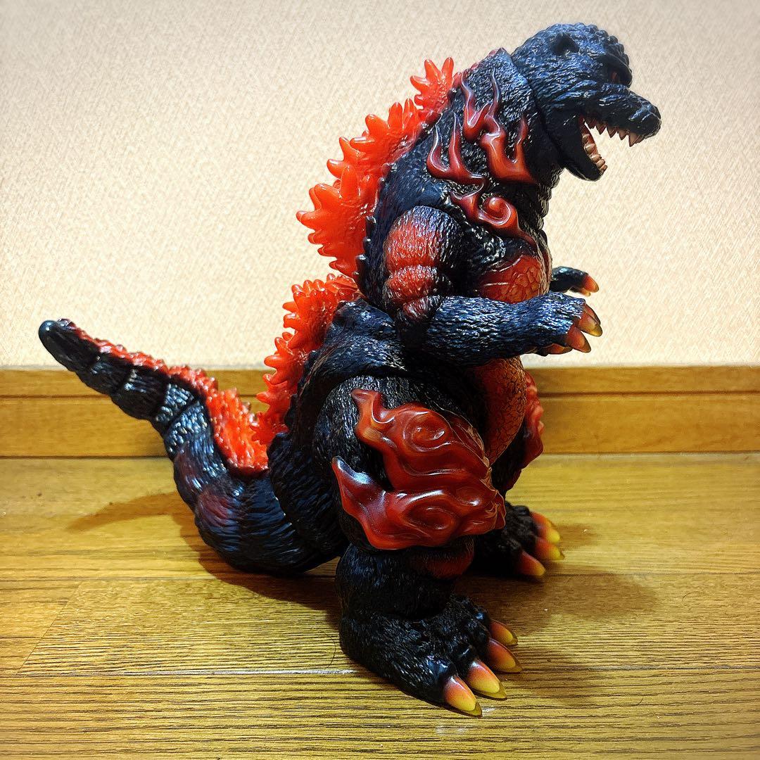 GODZILLA VINYL ART ゴジラ(1995）激昂カラー ソフビ 蓄光