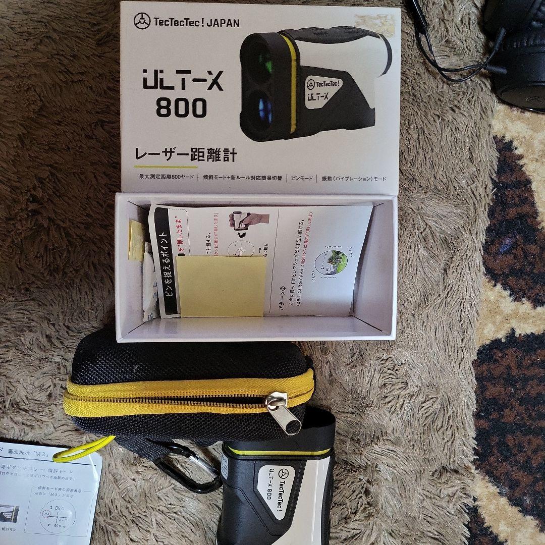 TecTecTec! ULTRA-X 800 ゴルフ用距離計