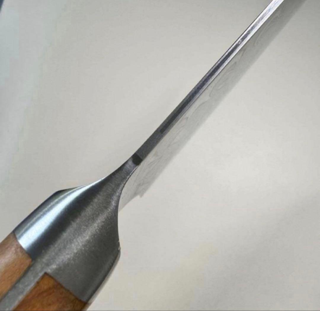 210mm ダマスカスシェフナイフ ダマスカス牛刀　切れ味抜群'ᘜ