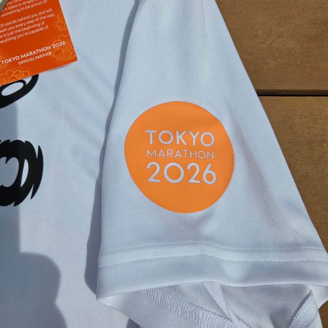 ASICS RUN TOKYO 東京マラソン2026 海外サイズS ホワイト