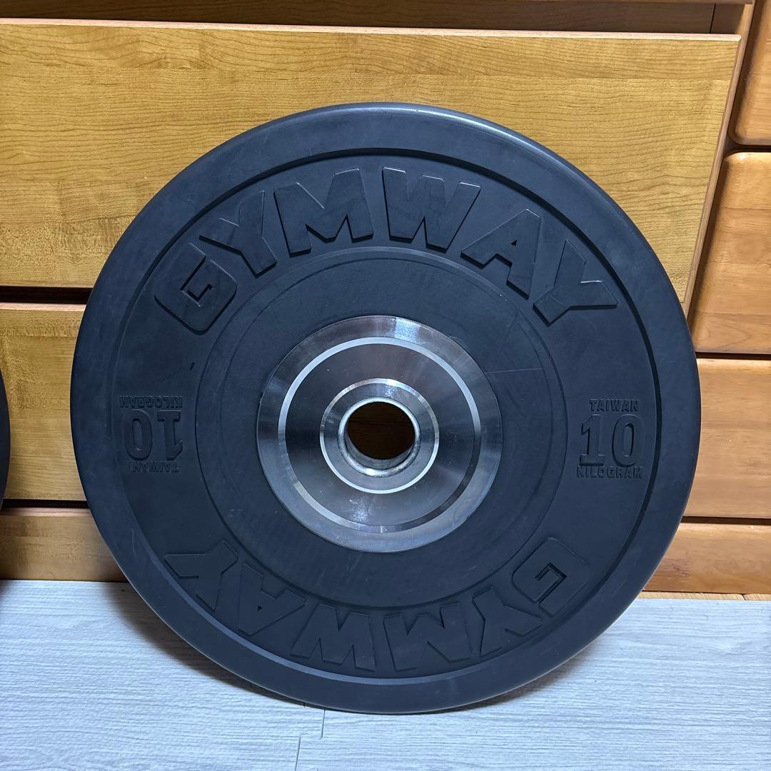 GYMWAY 10kg ダンベルプレート 1枚①