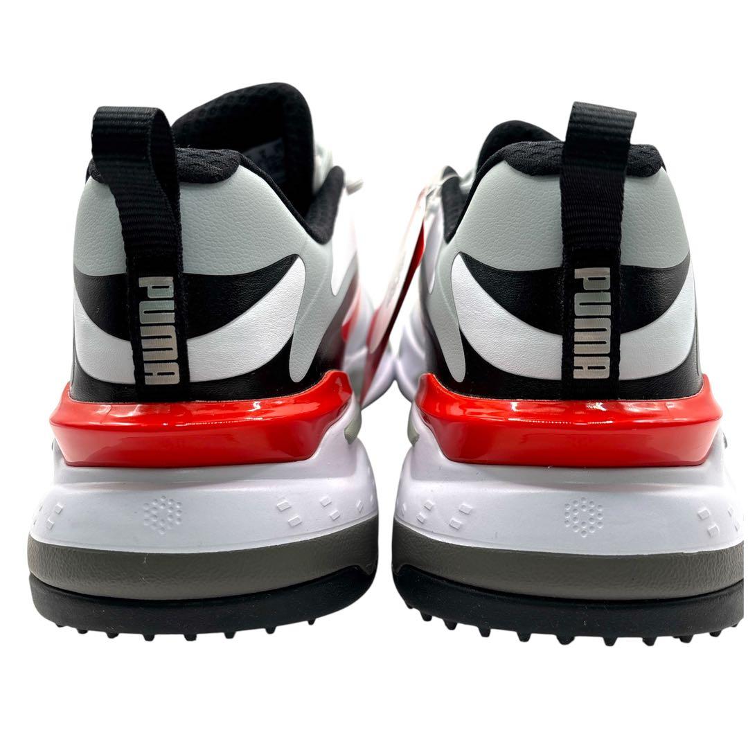 PUMA ゴルフシューズ GSファスト 27cm 白赤 新品
