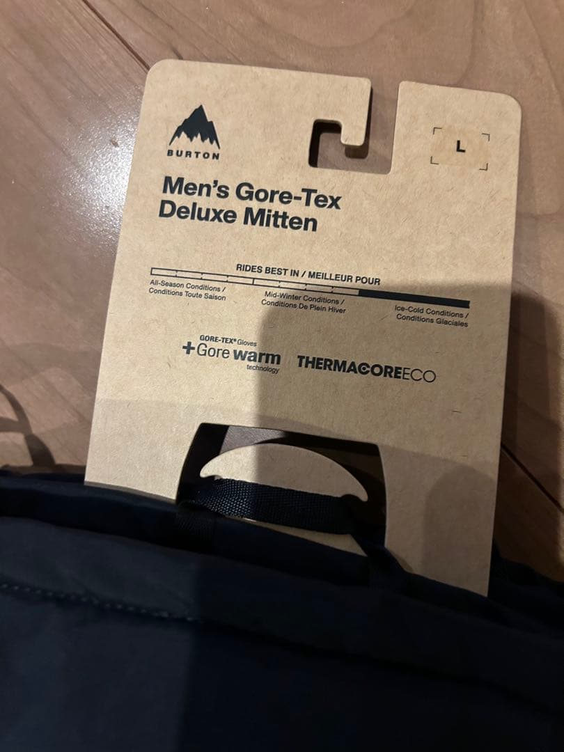 Burton Gore-Tex Deluxe Mitten L ブラック