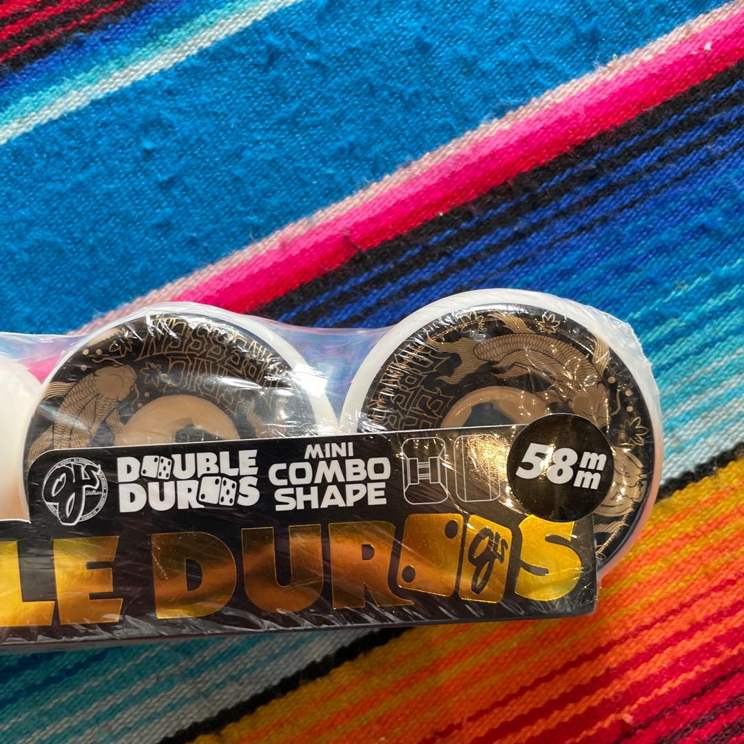 DOUBLE DUROS スケートボードホイール 58mm 95A