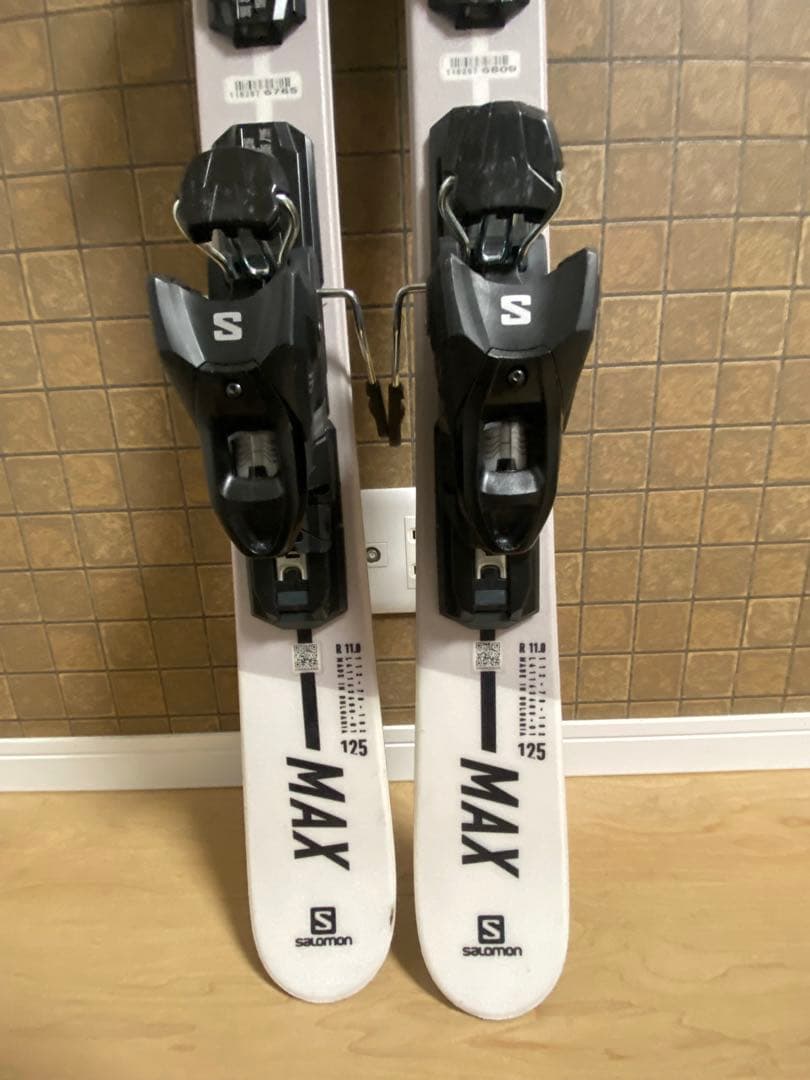 Salomon MAX スキー板 125㎝+バインディング付き