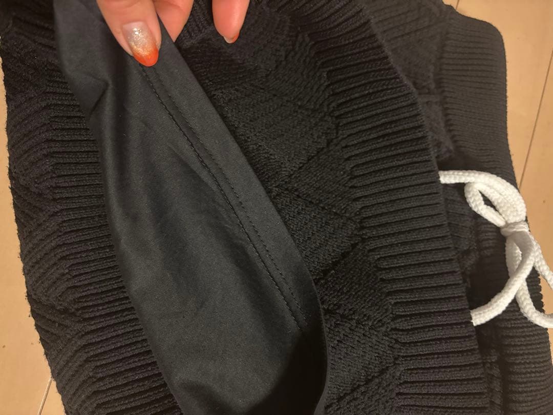 Cuarto ブラックニット セットアップ M