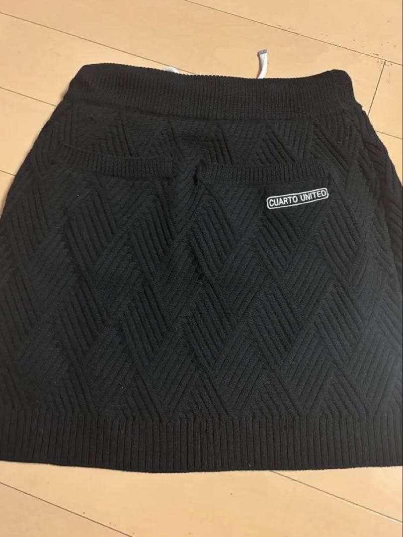 Cuarto ブラックニット セットアップ M