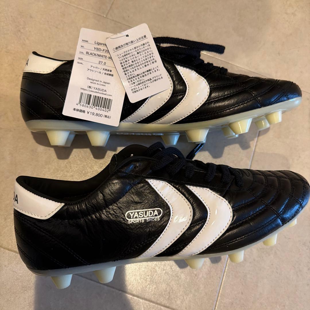 新品タグ付　YASUDA Ligaresta Pro サッカースパイク 27cm