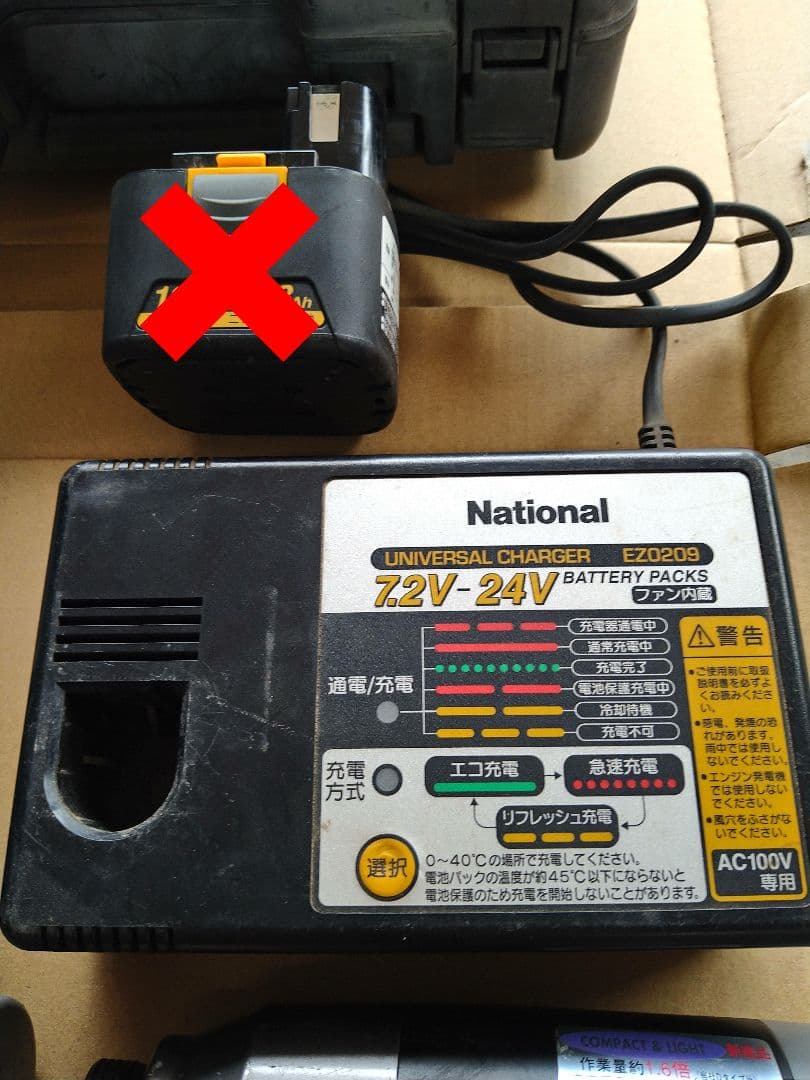 National電動工具セット　中古品