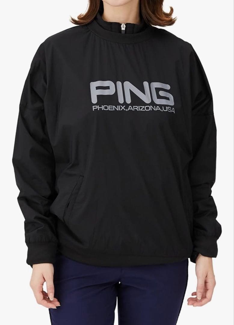 S 新品　PING ツインレイヤードアウター ブルゾン レディース　ブラック