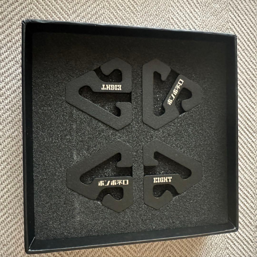 【新品・未使用】 E.B Hook Eight × ボンボネロ タープ用カラビナ