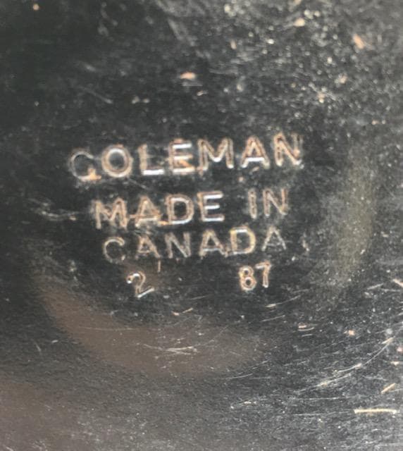 Coleman Model 222A ガスランタン　８７年カナダ製